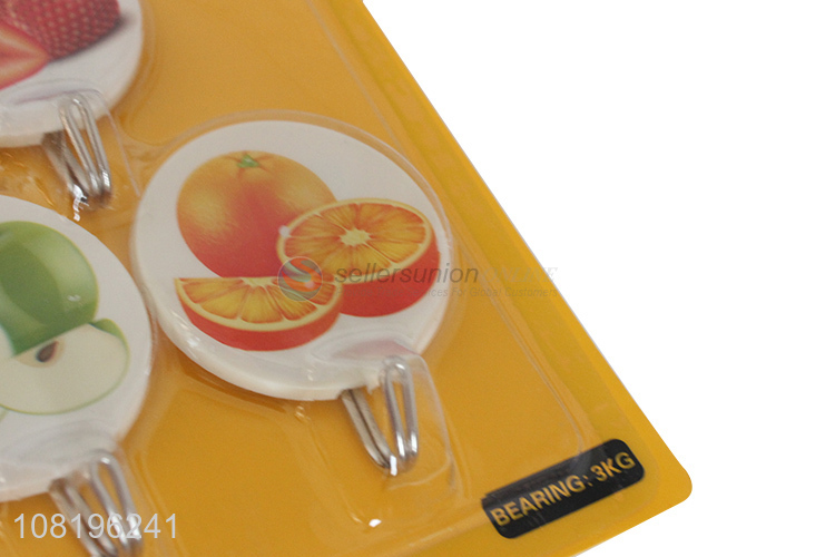 New arrival kitchen sticky hooks plastic hanging hooks