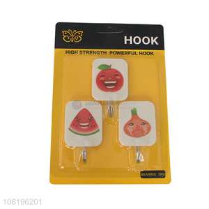 Good selling plastic durable sticky hooks wall hooks