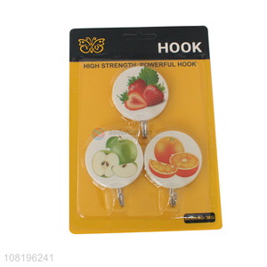 New arrival kitchen sticky hooks plastic hanging hooks