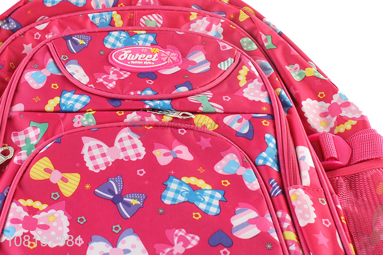 New design sweet printing girls's school bags students school backpacks