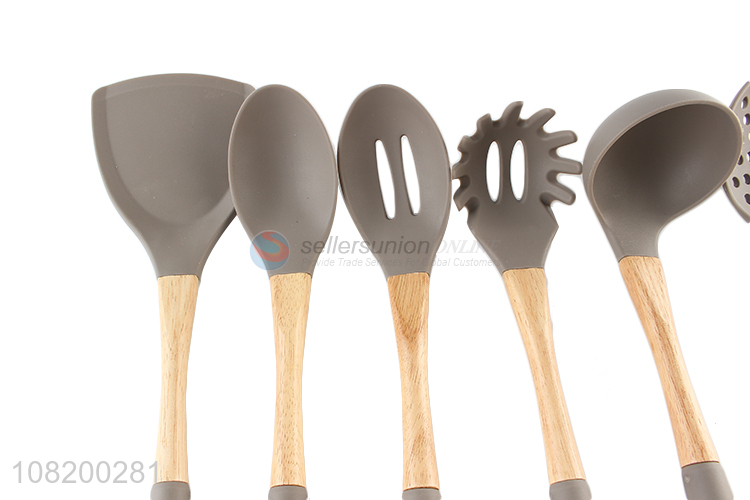 Hot selling silicone kitchen utensils set for cooking