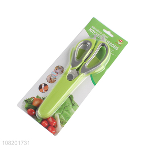 Wholesale from china meat vegetable kitchen scissors with cover