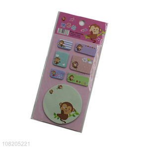 High quality cartoon memo pad removeable sticky notes