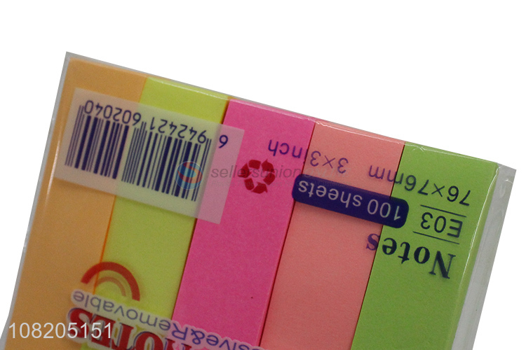 Yiwu supplier creative paper removeable sticky notes