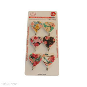 China sourcing heart shape household wall sticky hooks