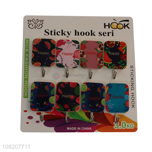 Wholesale from china fashion plastic sticky hooks for household