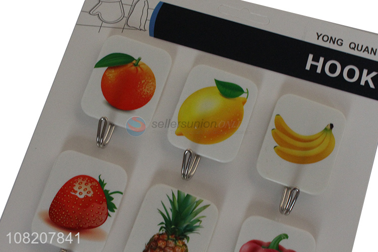 Good quality household oil proof wall sticky hooks for kitchen