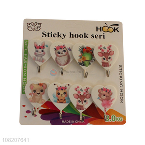 Online wholesale heart shape wall hooks sticky hooks