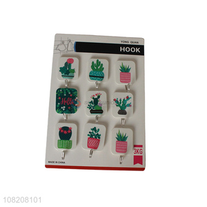 Wholesale from china 9pieces wall hooks sticky hooks