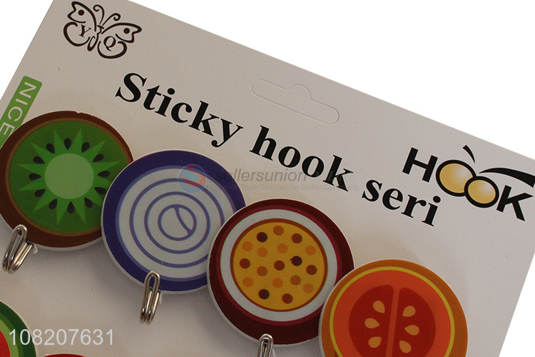 Good selling round heavy duty wall sticky hooks wholesale