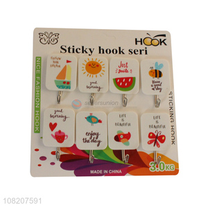 Factory direct sale household wall mounted sticky hooks