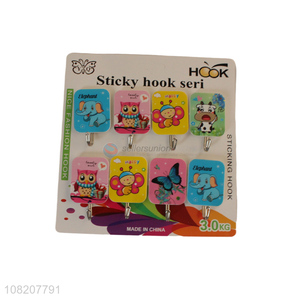 Creative design cute fashion household sticky hooks