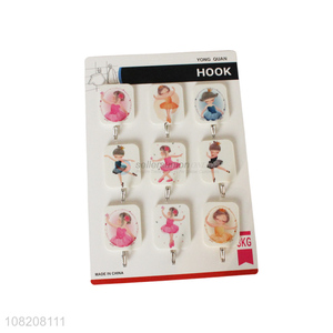 Factory direct sale fashion household plastic sticky hooks