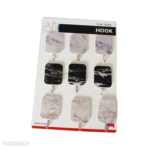 Hot selling household plastic sticky hooks for bathroom