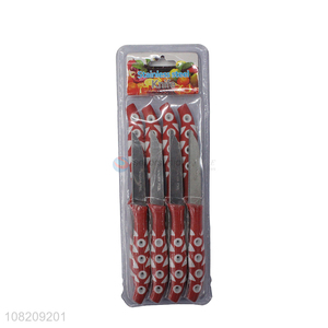 Factory wholesale kitchen fruit knives with plastic handle