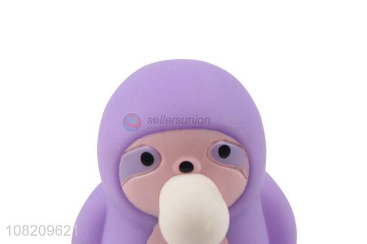 Good quality anti-stress squeeze toys slow rising sloth toy