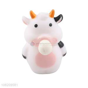 Hot sale soft cow squishy squeeze toy kids decompression toys