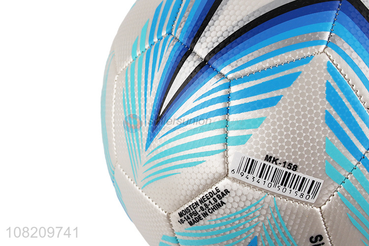 Good quality wear resistant machine stitching size 5 soccer ball