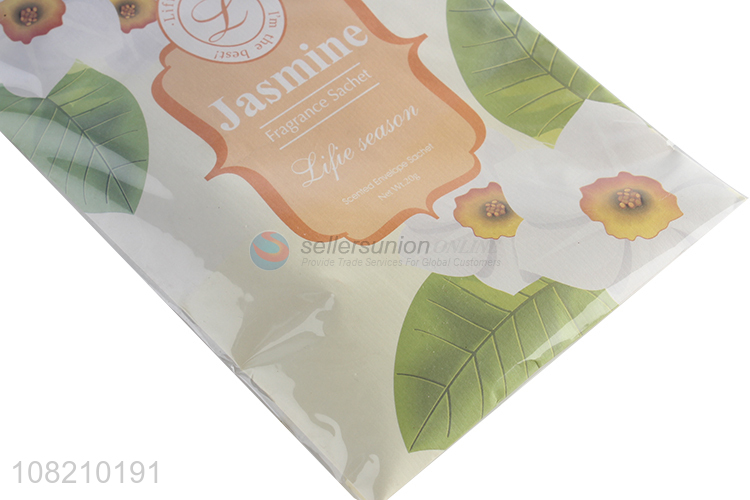 Wholesale jasmine fragrance sachet room wardrobe deodorant