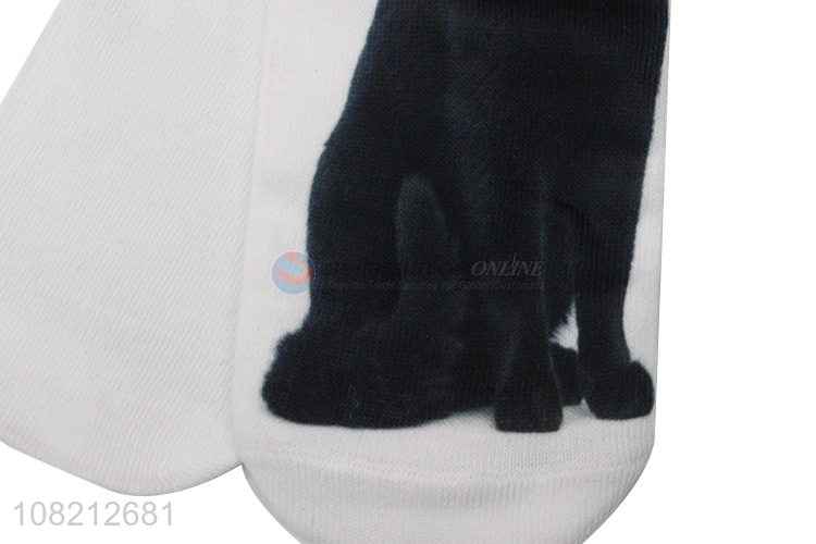 Top selling fashion animal printed summer spring adult socks