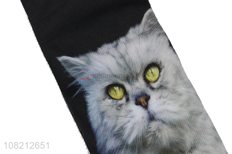 New products cats printed fashion casual socks for adult