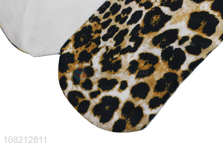 China products leopard print spring summer casual socks