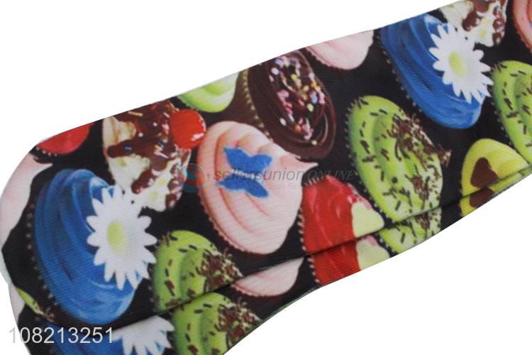 Good selling food printed casual tube socks fashion socks