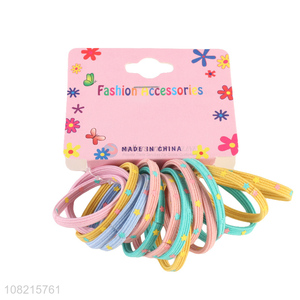 Good Price 16 Pieces Hair Bands Elastic Hair Rope Set