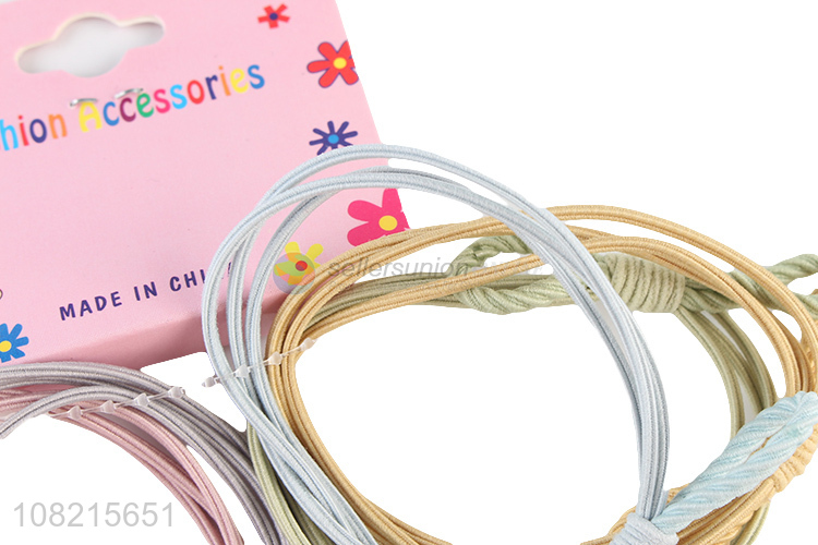 Wholesale Hair Accessories 5 Pieces Hair Tie Hair Ring