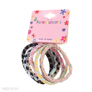 Custom Ladies Hair Accessories Elastic Hair Ring Hair Tie