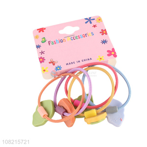 Custom 5 Pieces Elastic Hair Ring Colorful Hair Rope