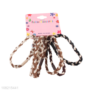 Unique Design 6 Pieces Braided Hair Bands Hair Rope Hair Tie