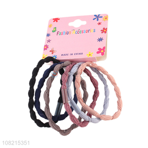 Factory Direct Sale Hair Bands Elastic Hair Rope Set