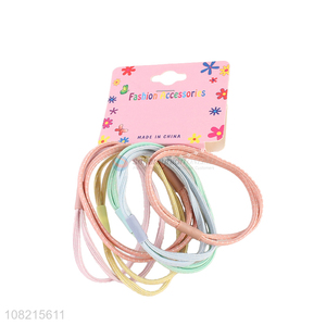 New Arrival Colorful Hair Tie Hair Ring Cheap Hair Accessories