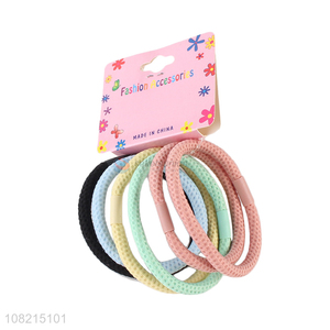 Popular Colorful Hair Ring Fashion Hair Tie For Girls