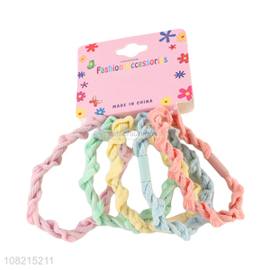 Personalized Hair Band Colorful Hair Ring Cheap Hair Tie