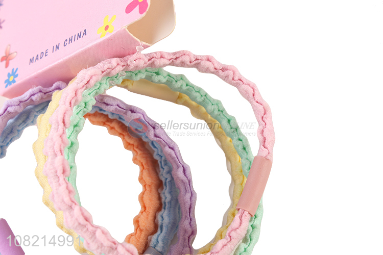 Good Sale 6 Pieces Colorful Hair Ring Cheap Hair Tie