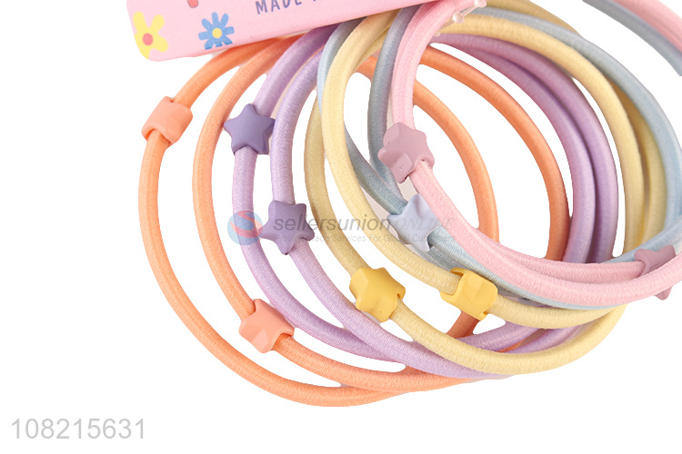 Good Price 10 Pieces Hair Rope Cheap Hair Ring Set