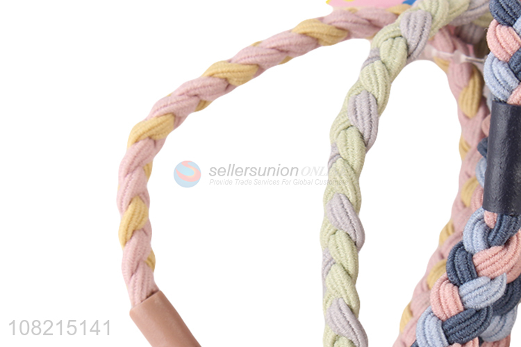 New Design 6 Pieces Braided Hair Bands Hair Ring Set