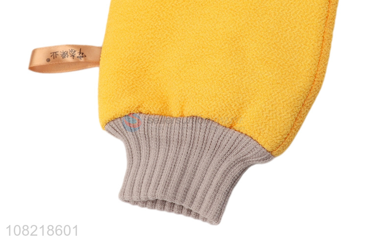 Factory wholesale soft massage exfoliating bath glove