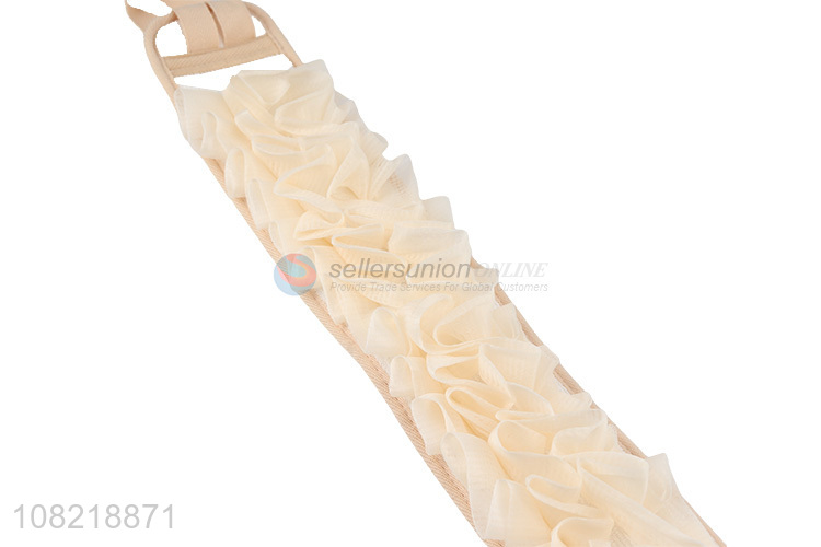 Top quality household soft shower back strap with bath flower