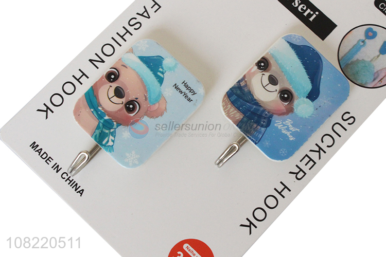 New arrival cartoon towel hooks punch free wall hanging hooks