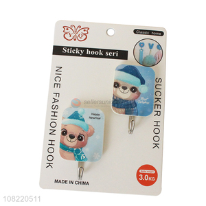 New arrival cartoon towel hooks punch free wall hanging hooks