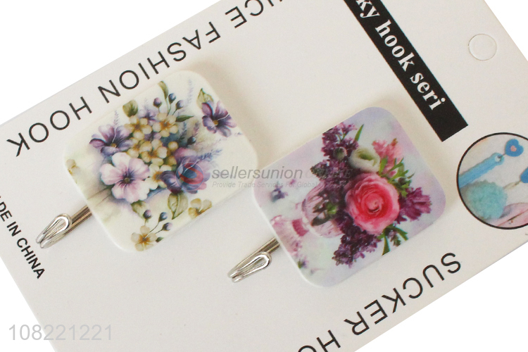 Hot selling decorative delicate wall hanging hooks sticky hooks