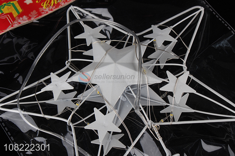 High Quality Hollow Out Top Star With Light For Christmas Tree