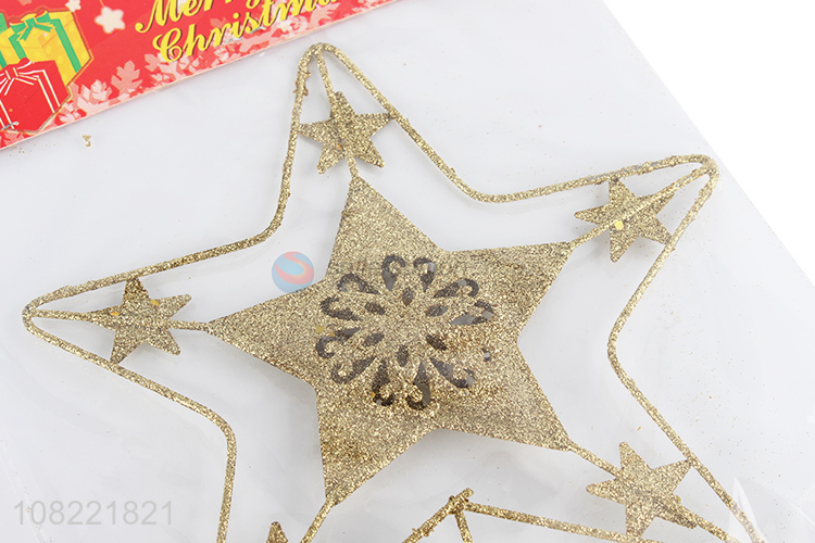 Best Price Iron Five-Pointed Star  For Christmas Tree Decoration