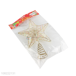 Custom Fashion Five-Pointed Star For Christmas Tree Decoration