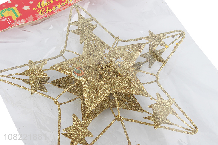 Good Quality Glitter Star Popular Christmas Tree Top Star