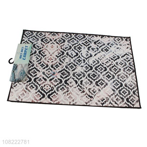 China products rectangular printed floor mats for household