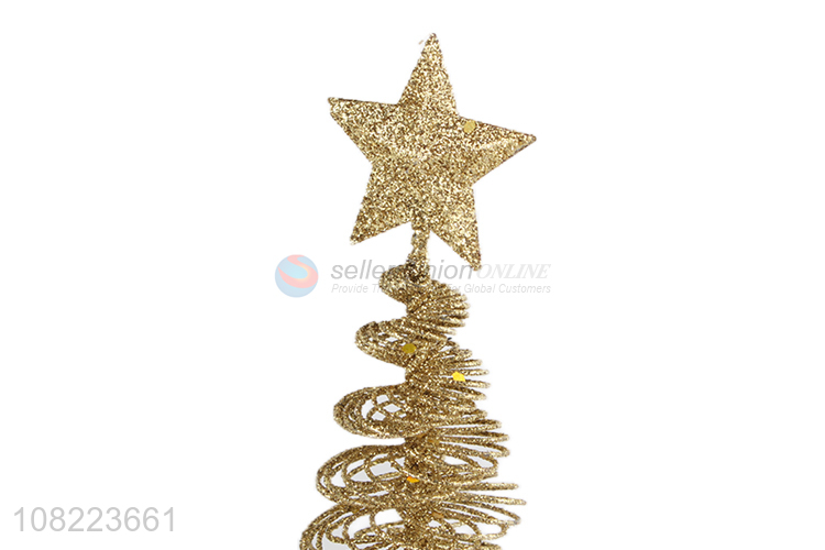 Creative Design Iron Wire Little Christmas Tree For Decoration